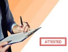 commercial certificate attestation